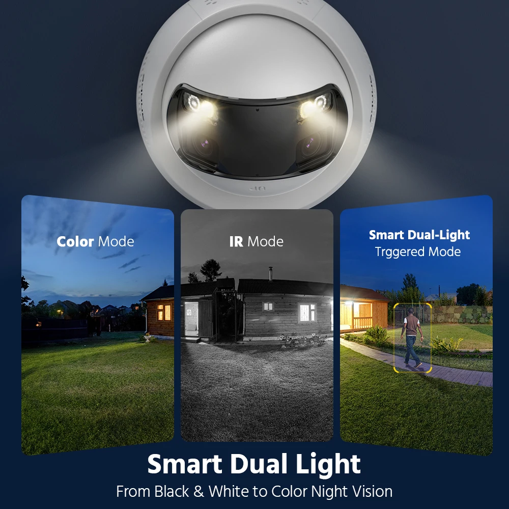 ANNKE 8MP Dual-Lens IP Security Camera – PoE, Human Detection, 180° Panoramic, 2-Way Audio - Image 2