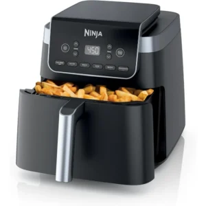 Ninja Air Fryer 6.5 QT Pro XL Capacity fits 9lbs of Wings 6-in-1 Max Crisp Reheat & Dehydrate Nonstick Basket Crisper Plate