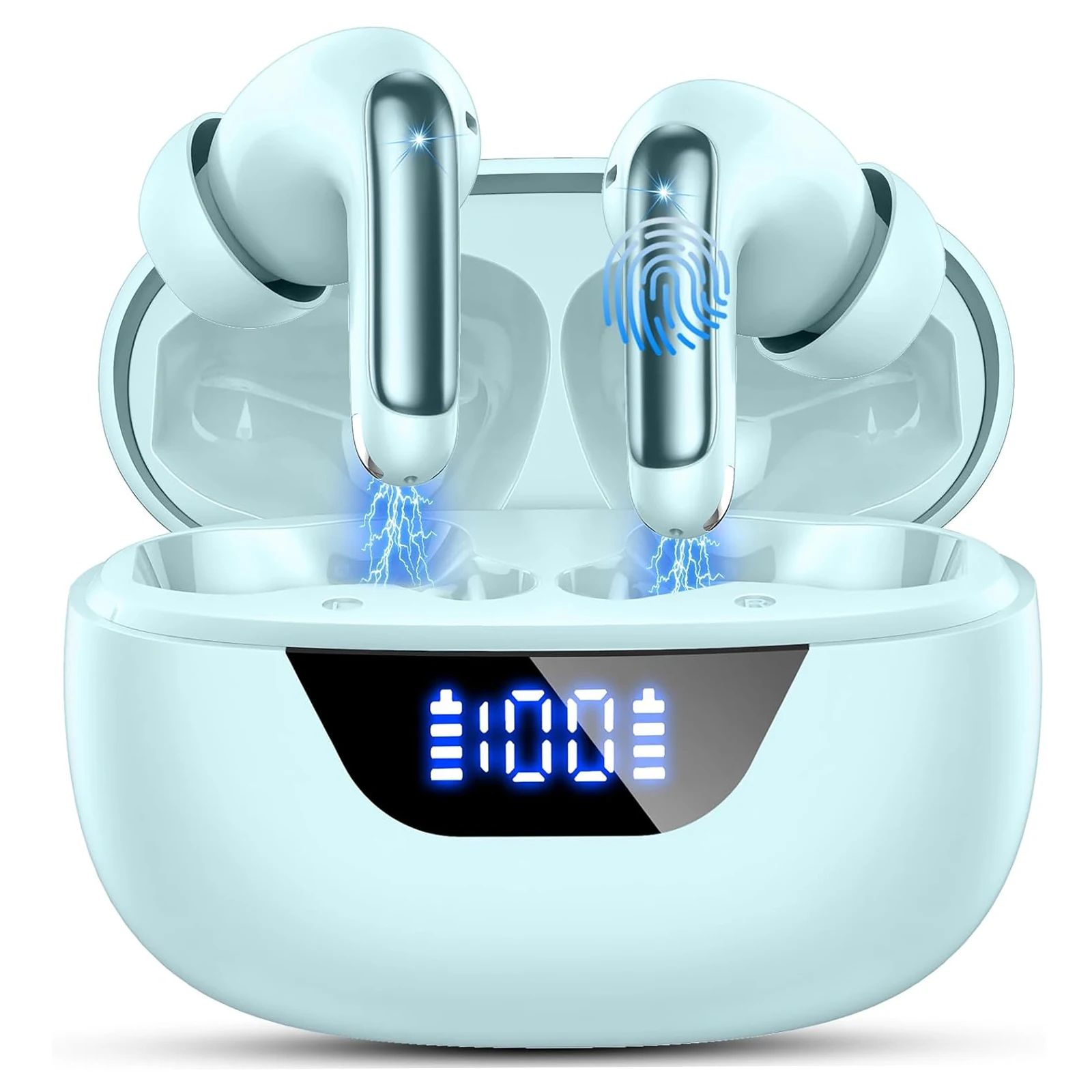Bluetooth 5.3 Wireless Earbuds, In-Ear, Noise Cancelling, 48H Playtime, Clear Calls - Image 5