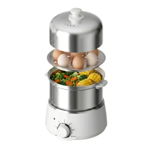 14-Egg Electric Egg Cooker with Timer & Auto Shut-Off – Hard, Soft-Boiled, Poached, Omelets & More