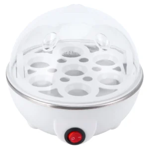 Multifunction Electric Egg Cooker & Poacher – Egg Boiler for Hard, Soft-Boiled & Poached Eggs