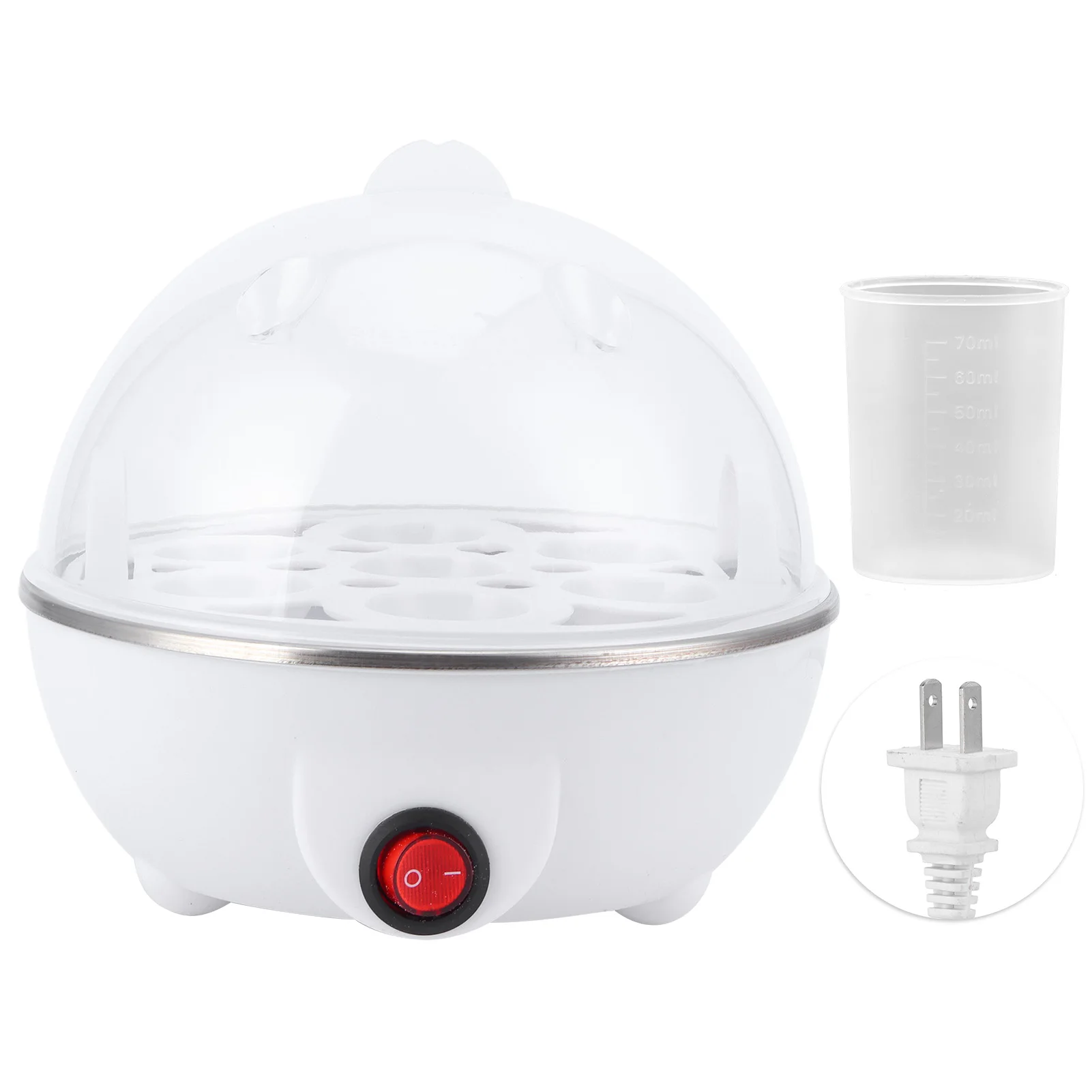 Multifunction Electric Egg Cooker & Poacher – Egg Boiler for Hard, Soft-Boiled & Poached Eggs - Image 2